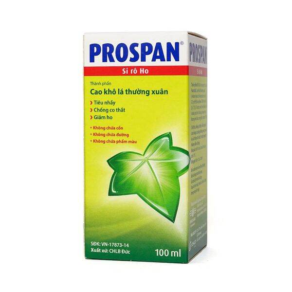 Siro Prospan Đức 100ml - Siro ho long đờm chính hãng