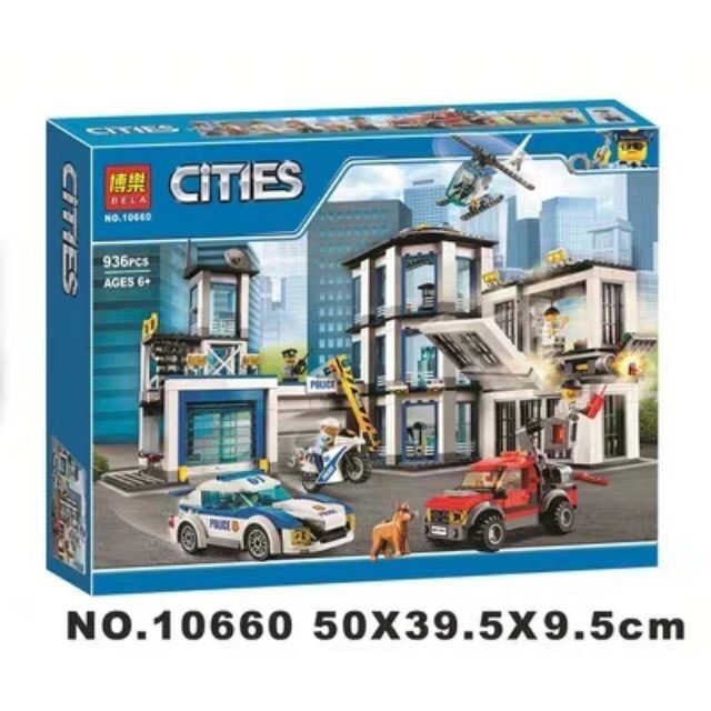 Lắp ráp xếp hình lego cities 10660 - Mô hình Trụ Sở Cảnh Sát Thành Phố