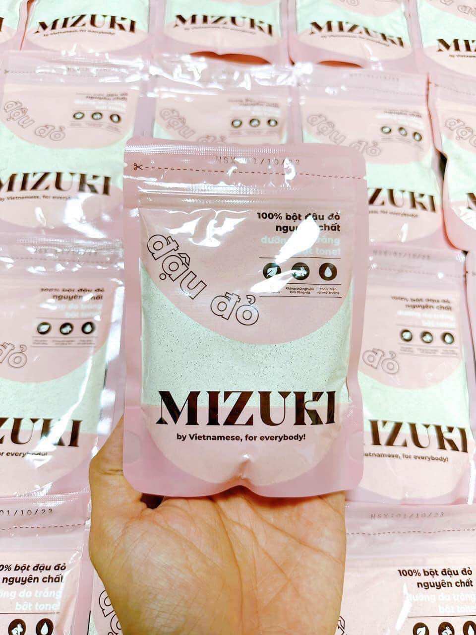 Bột đậu đỏ ủ trắng Mizuki