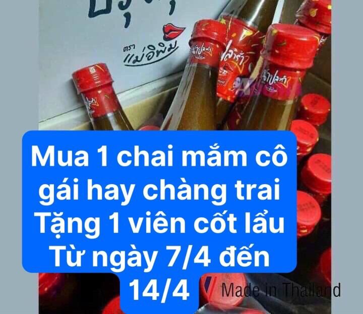 Mắm Thái Lan cô gái trộn gỏi đu đủ somtum Pimrypie Thái Lan Cực Kỳ Ngon