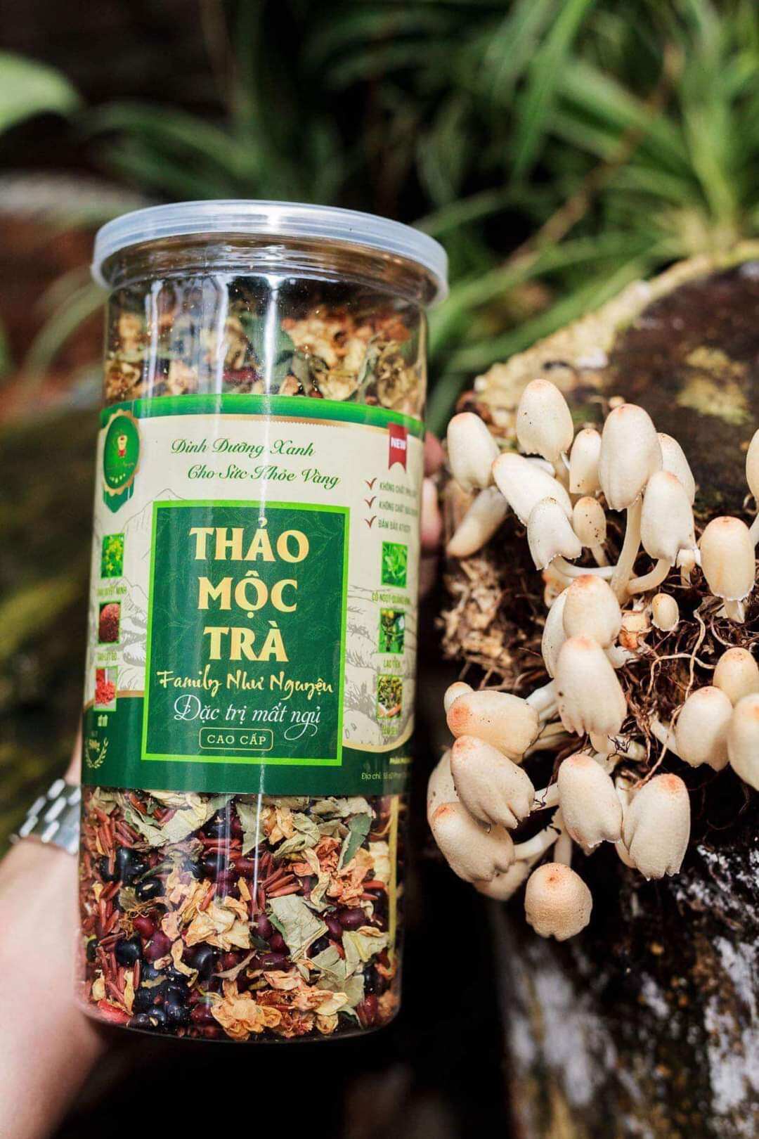 Thảo mộc trà hạ men gan, ổn định đường huyết, hỗ trợ điều trị mất ngủ - hộp 500g