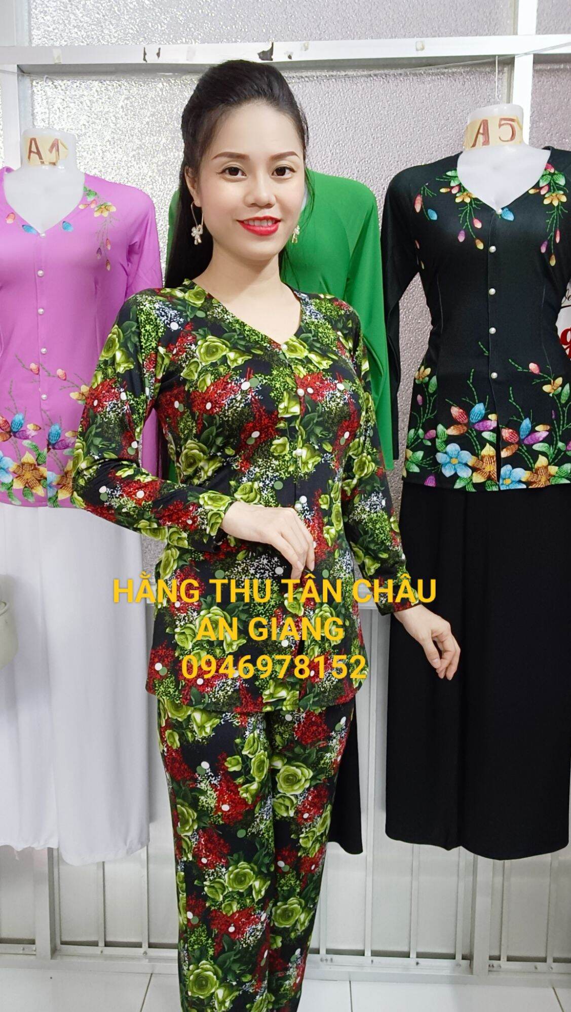 Bộ bà ba bông ống nhỏ