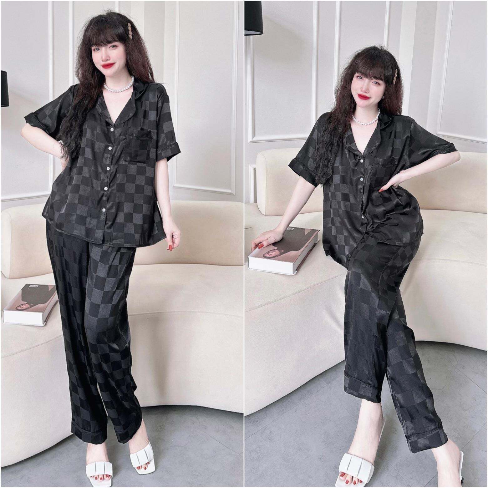 Đồ bộ Gấm Thái Bigsize Cao Cấp - Form to, chất đẹp