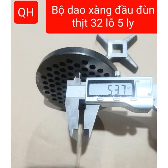 Bộ dao xàng máy xay thịt ( 32 ) Dao xay thịt đầu đùn thịt 32