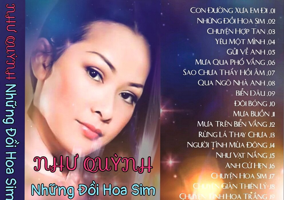 1 cuốn băng cassette , Album Như Quỳnh - Những Đồi Hoa Sim