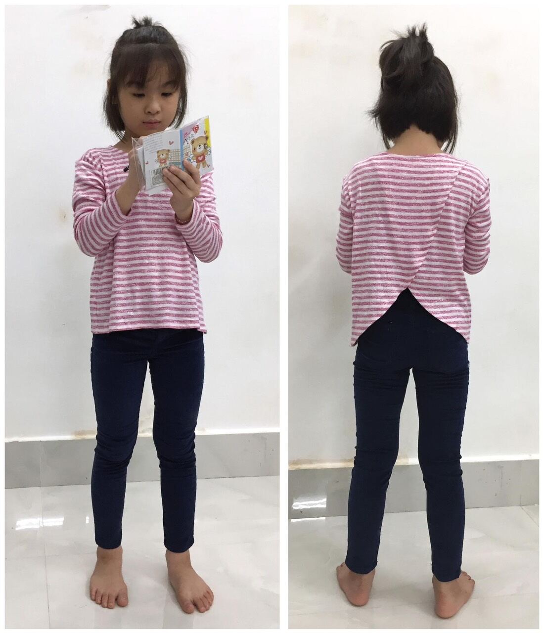 Áo bé gái xuất dư ( Size 4-5y đến 14y )
