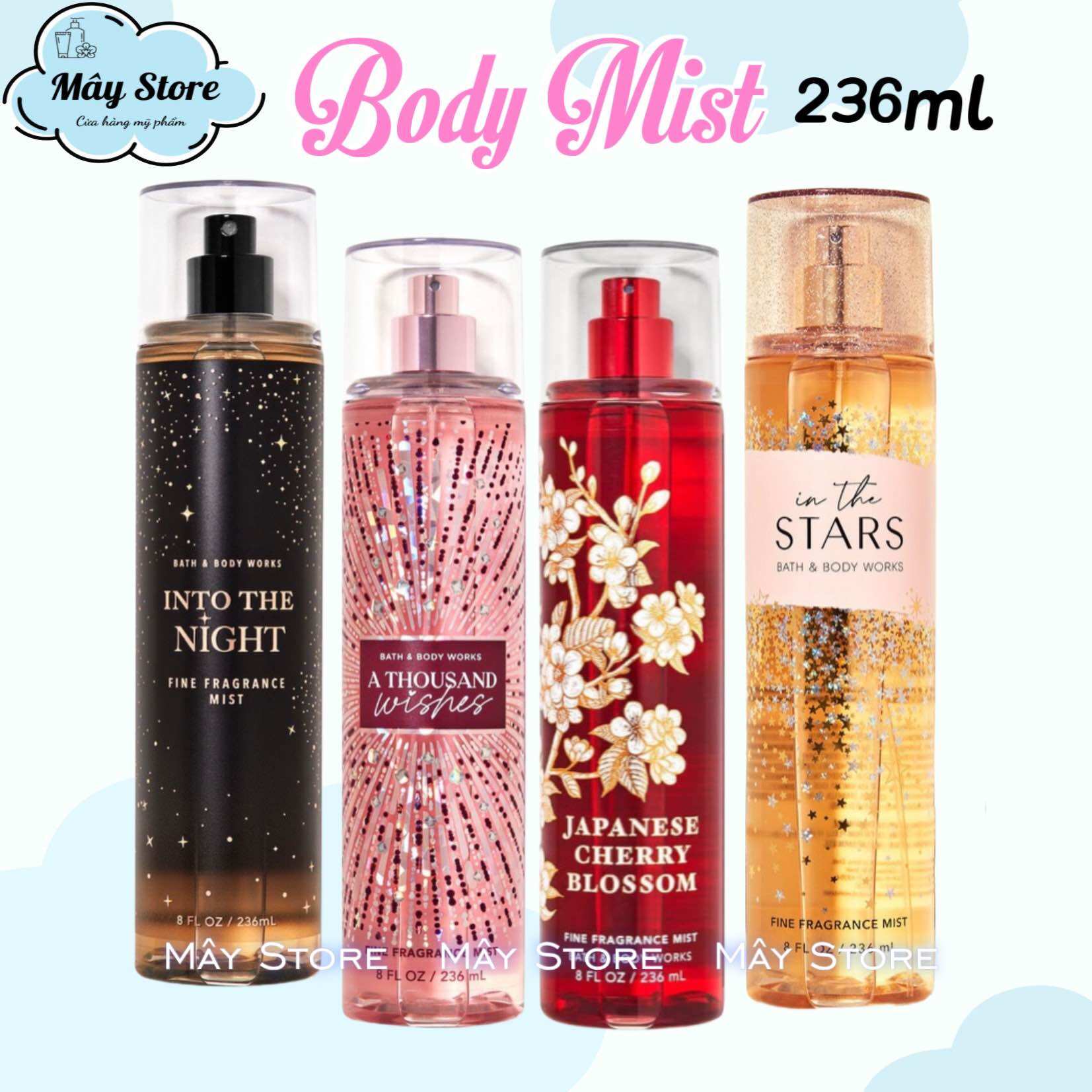 Xịt Thơm Toàn Thân Body Mist Bath & BodyWorks full size 236ml