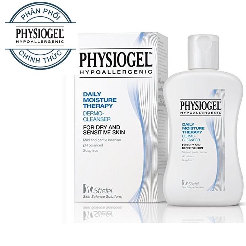 Sữa rửa mặt physiogel chai 150ml cân bằng ph cho da khô và da nhạy cảm