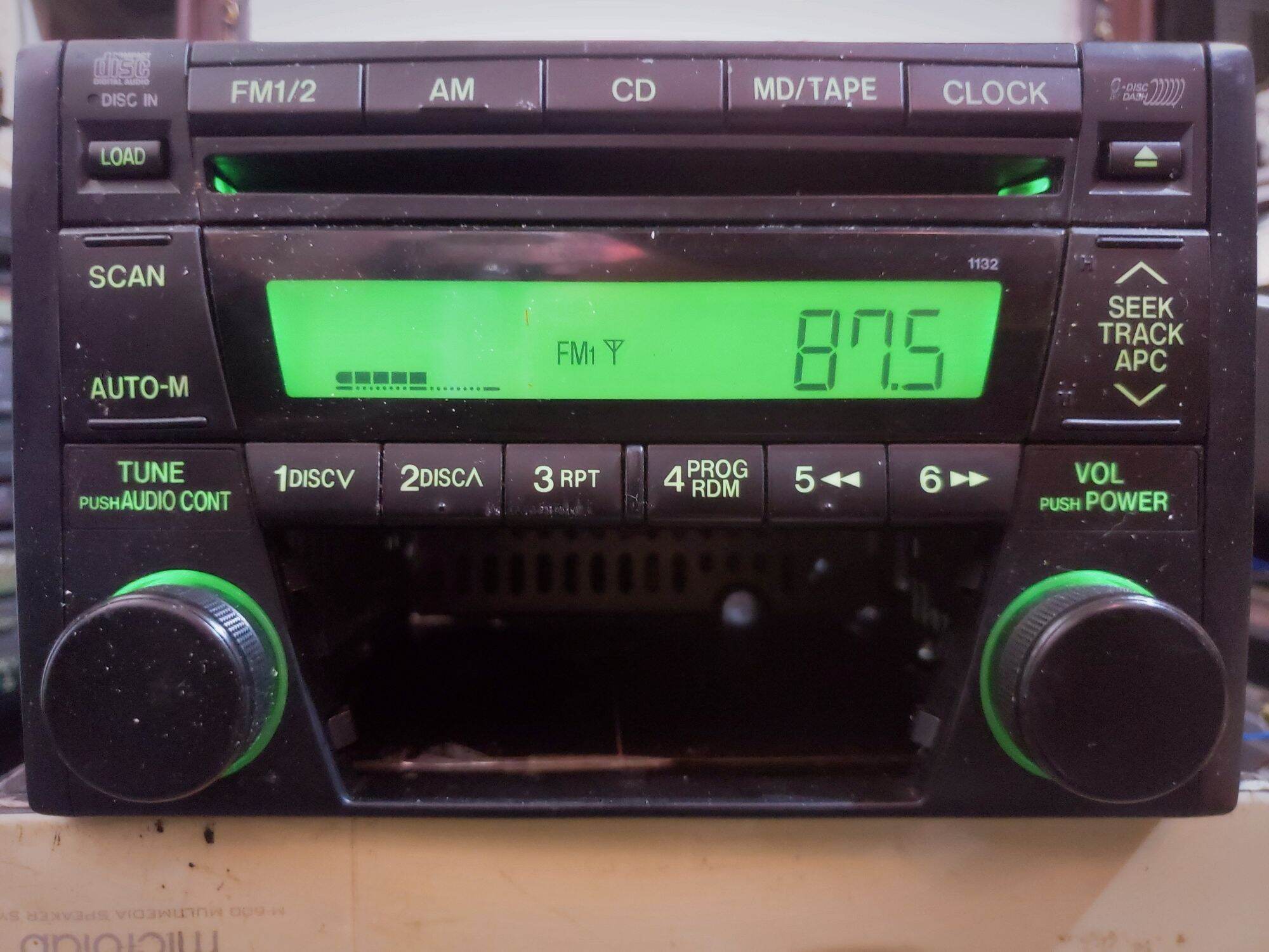 đầu CD cho xe ô tô MAZDA 626 ( LOẠI 6 DISK & Md tape )