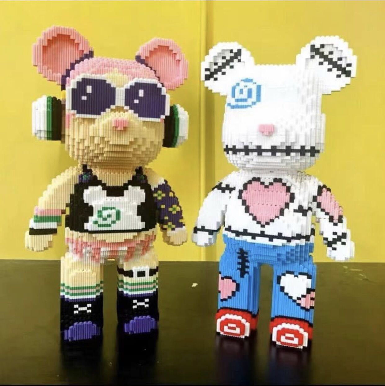 Lego Bearbrick 3D chính hãng Mpin 46cm