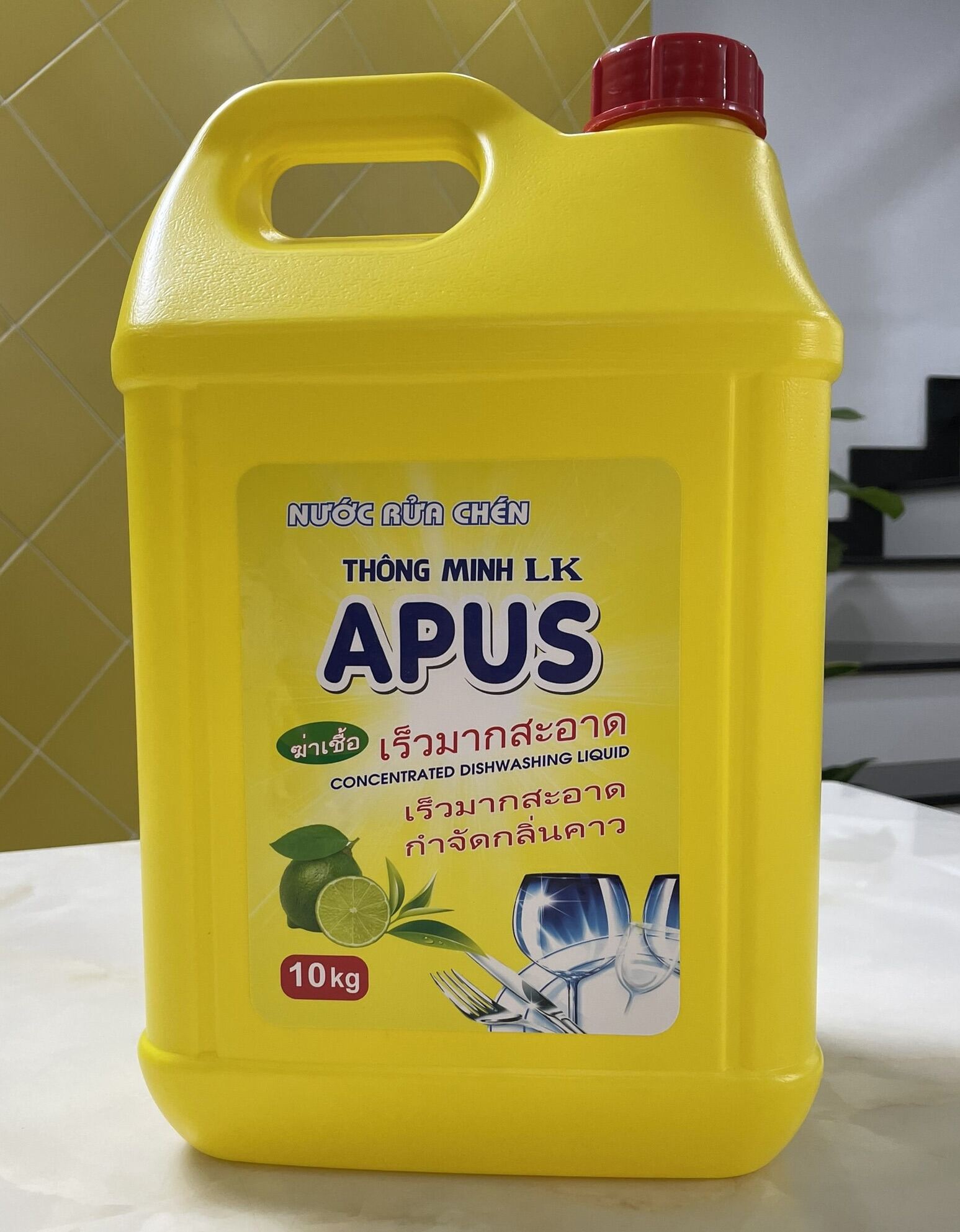 Nước rửa chén cao cấp APUS -10kg