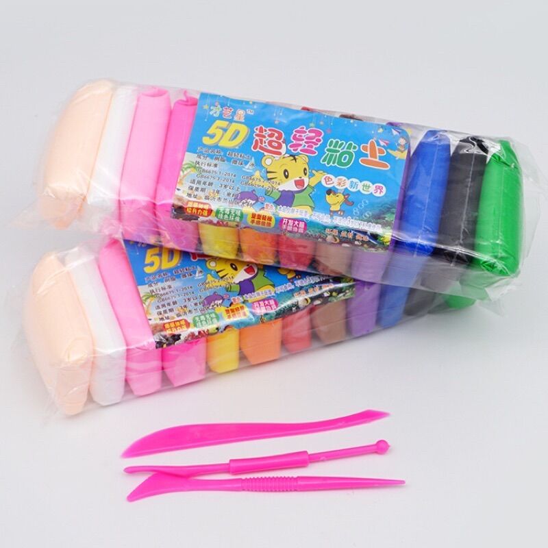 Đất sét nặn tự khô 12 màu