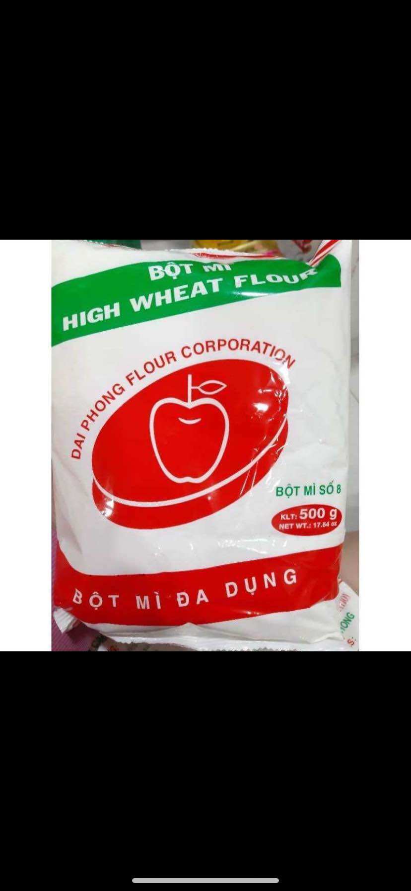 Bột mì số 8 hiệu trái táo đỏ 500g