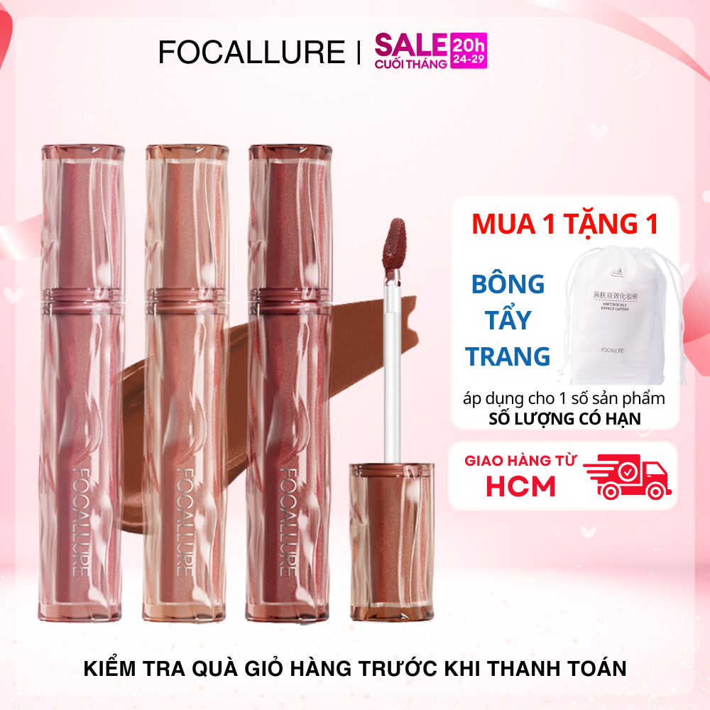 Focallure son kem nhung lì mềm mịn thoáng khí cảm giác nhẹ dưỡng ẩm lâu trôi - 2g