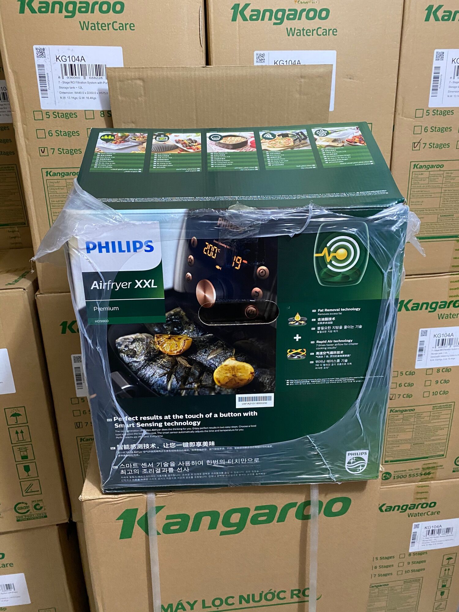 NỒI CHIÊN KHÔNG DẦU PHILIPS HD9860/90