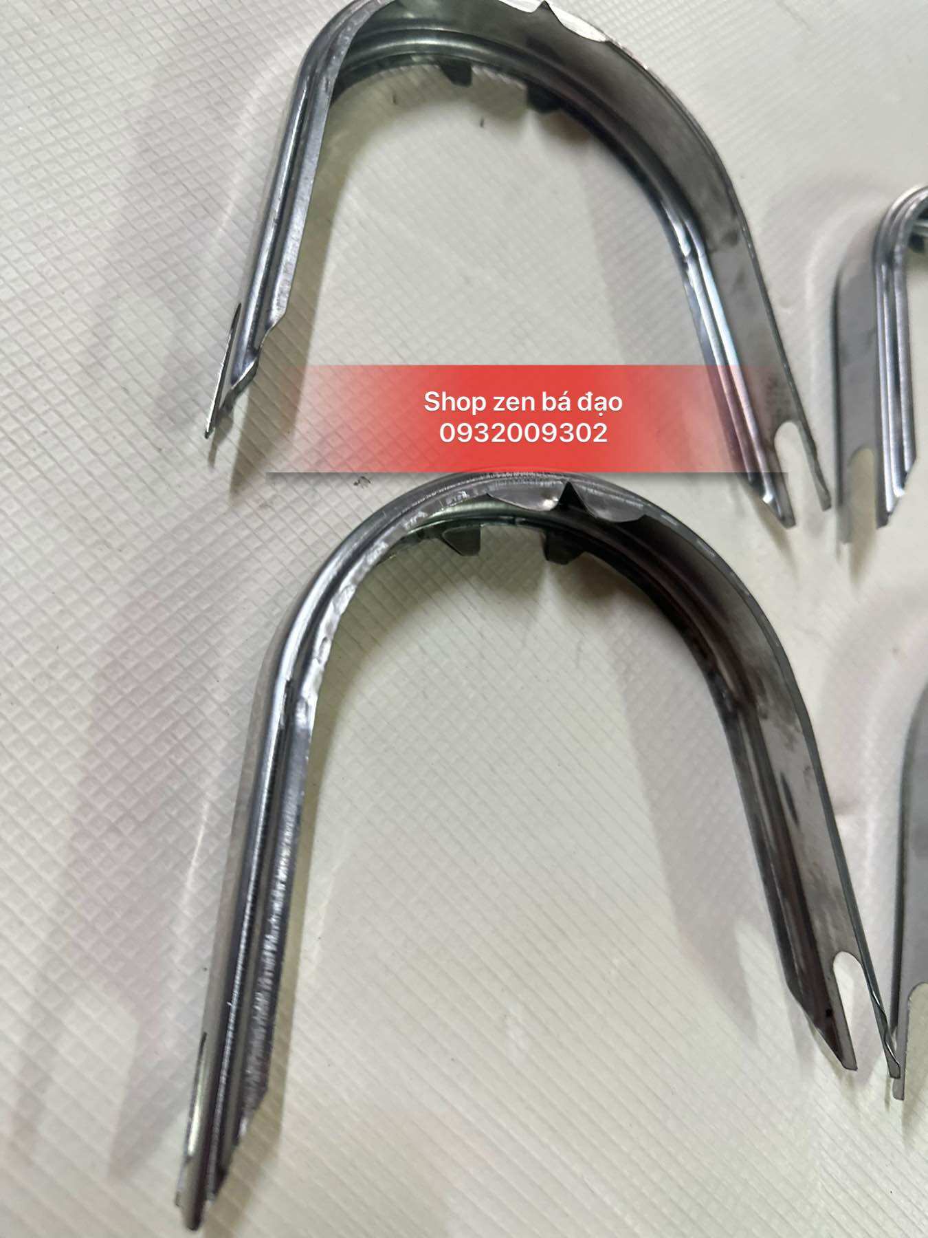 Nẹp bửng chữ U inox cho xe Cub