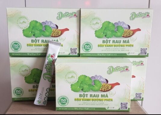 BỘT RAU MÁ ĐẬU XANH ĐƯỜNG PHÈN DATINO
