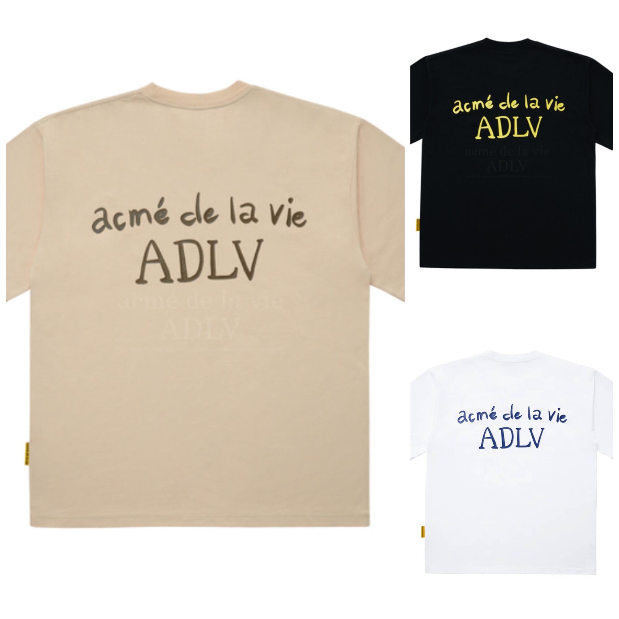 Áo thun tay ngắn cổ tròn GLOSSY ADLV chính hãng Cotton cao cấp cho nam nữ