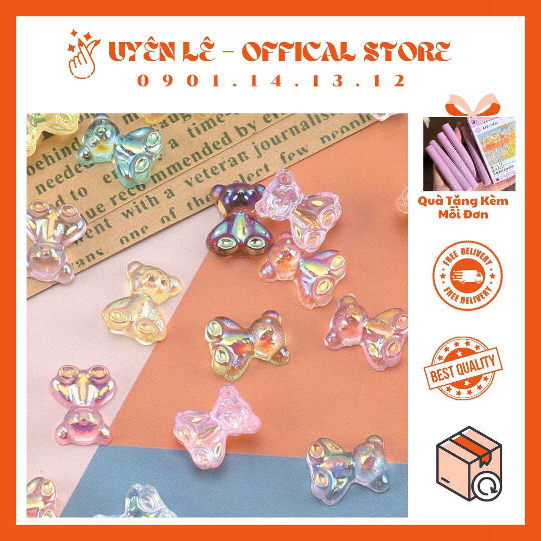 CHARM GẤU GẮN NAIL ( SET 10 CÁI )