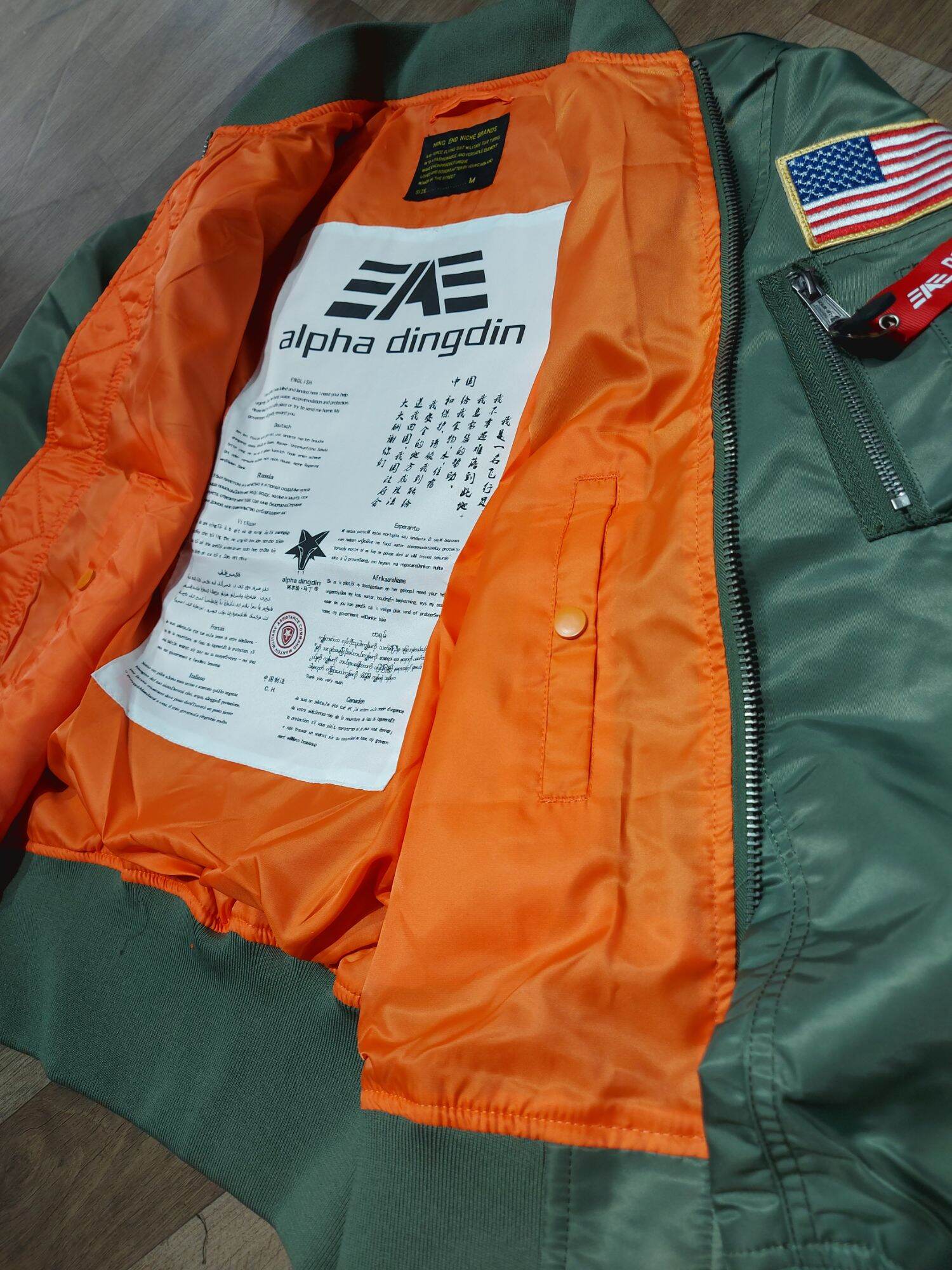 Áo khoác Pilot Nasa cao cấp ARM-1230 (Xanh mực)