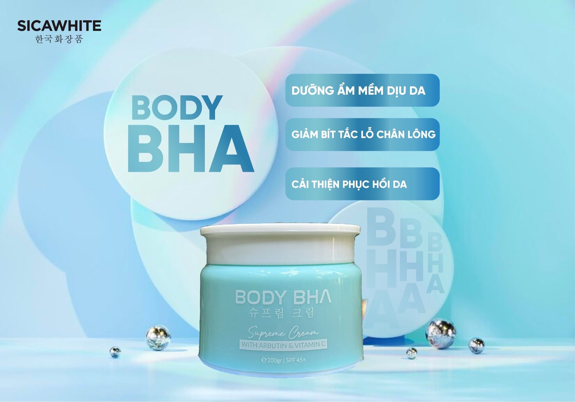 [CHÍNH HÃNG] BODY CỐT DẺO BHA 2%SIÊU TRẮNG NHANH