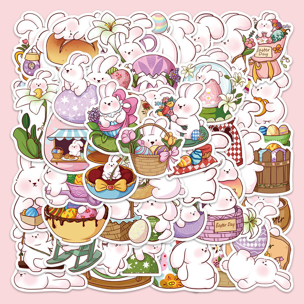 50 hình dán sticker chống nước dán sổ tay , bình nước