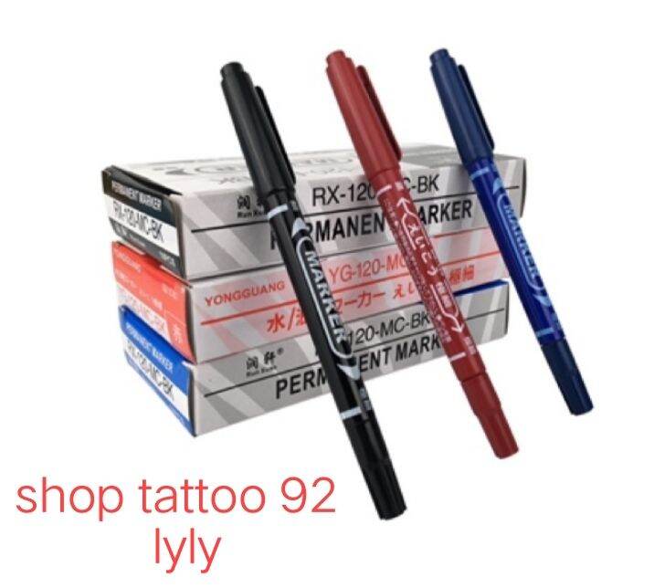 Bút vẽ tattoo lên da
