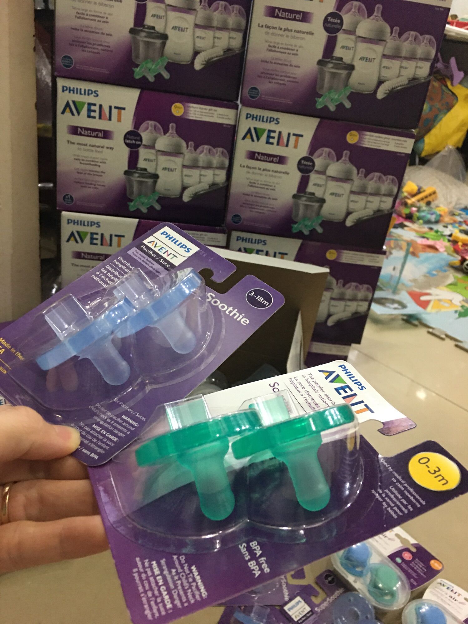 Ti ngậm avent 0-6m [ chính hãng ]