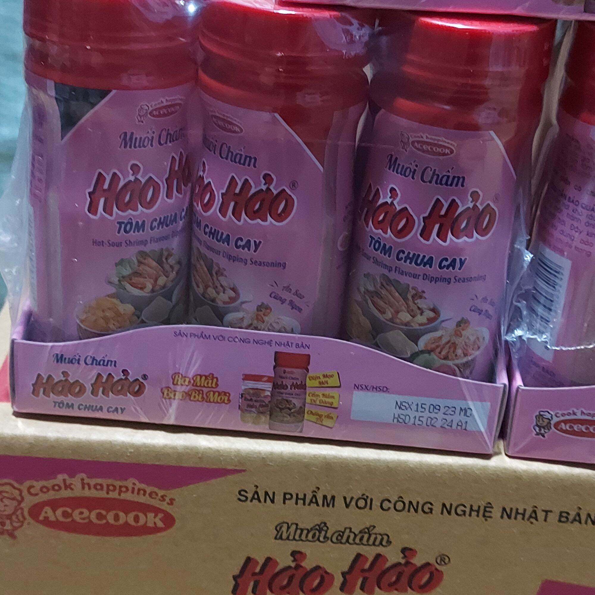 combo 3 hũ muối hảo hảo tôm chua cay - acecook