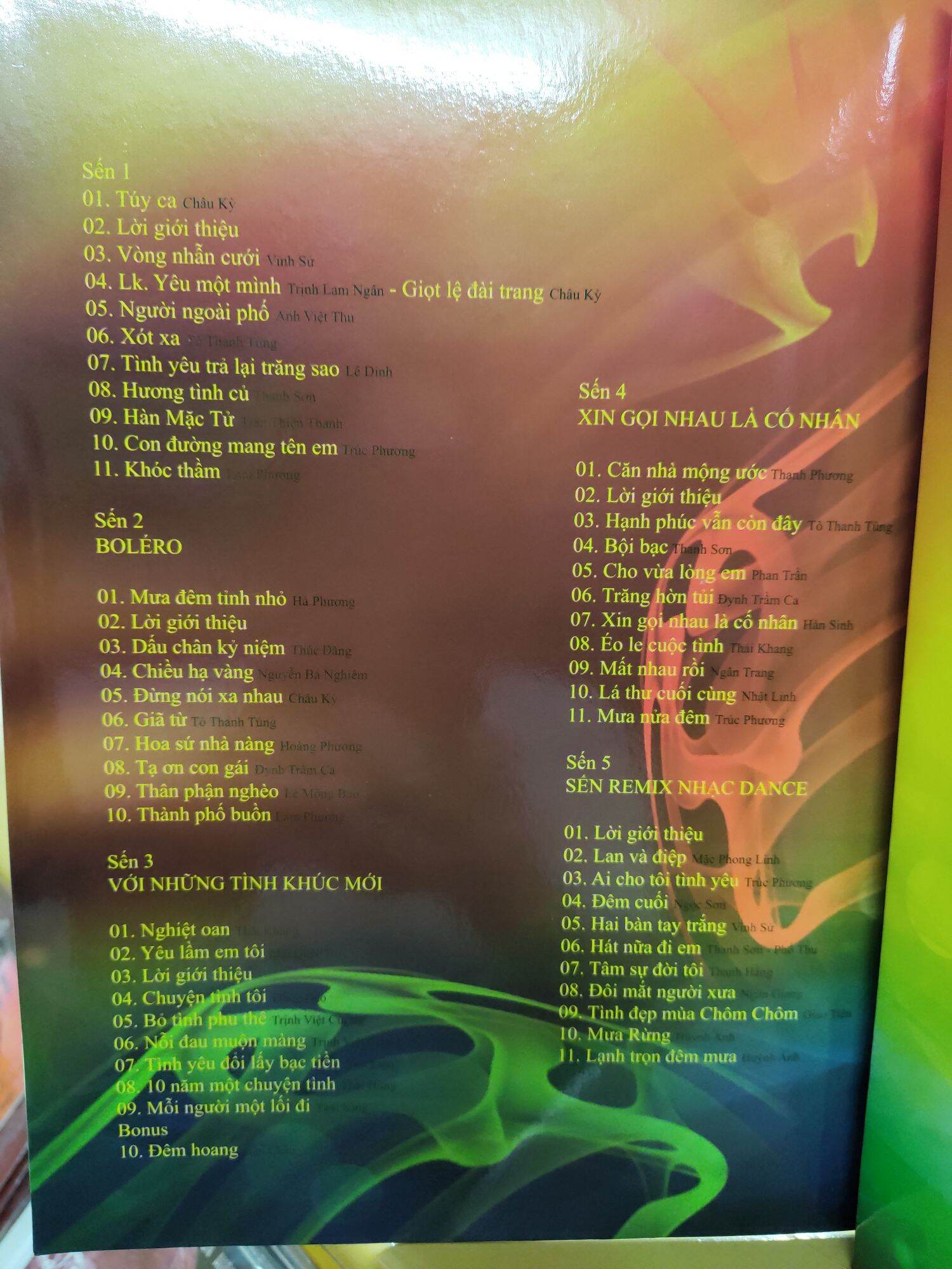 Bộ 5 ( CD ) Mai Quốc Huy - Sến 1.2.3 4.5