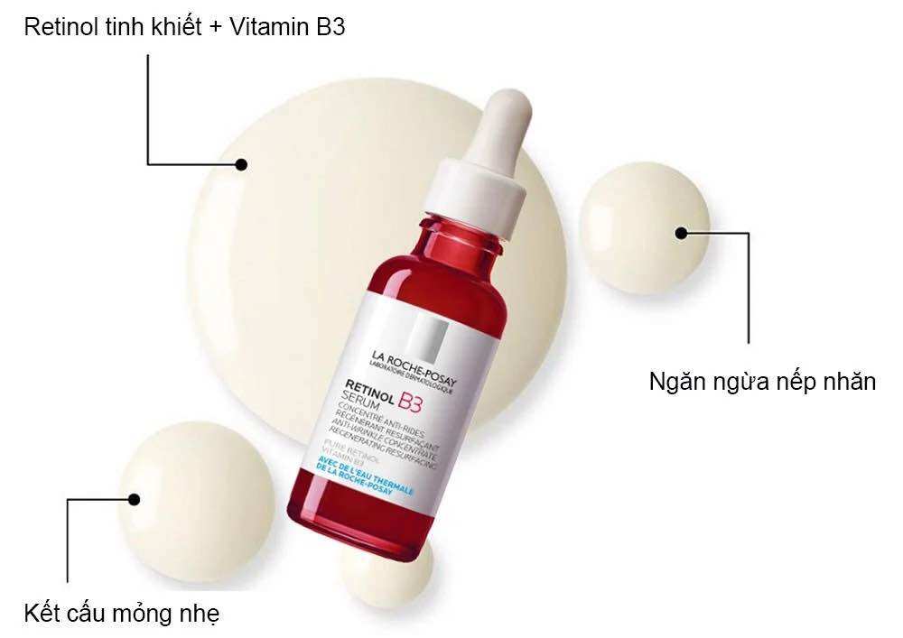 LA ROCHE-POSAY Retinol B3 Serum dưỡng da