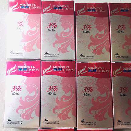 Xịt ngừa rụng tóc hói kích thích mọc tóc Minoxyl Solution 3% (60ml)