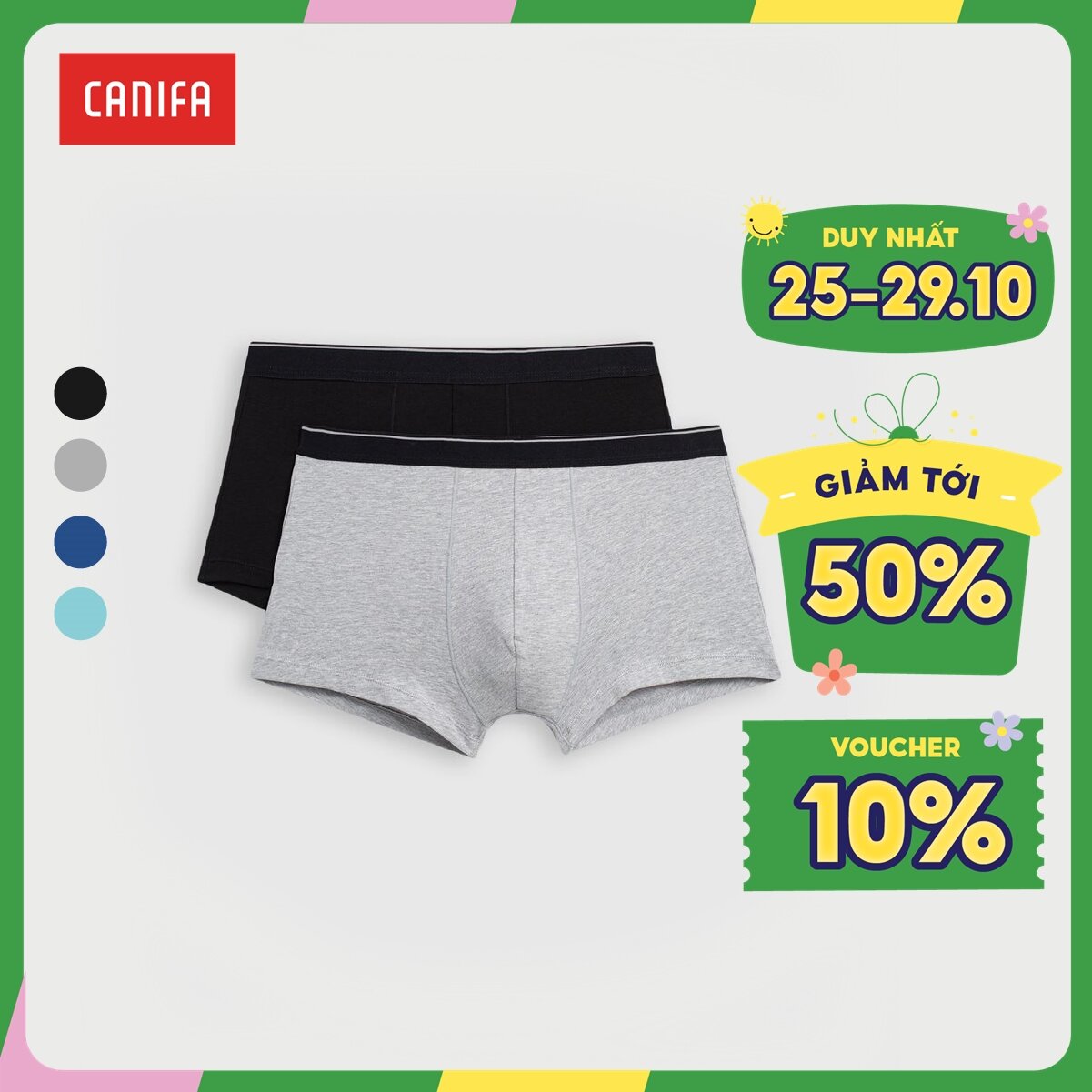 Áo phông bé trai canifa chất liệu 100% cotton, cổ tròn tay cộc. 2ts22c019