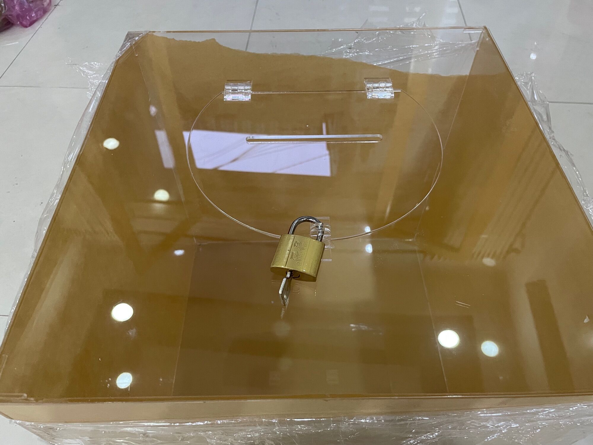 Thùng phiếu bốc thăm 30x30 cm - 3ly