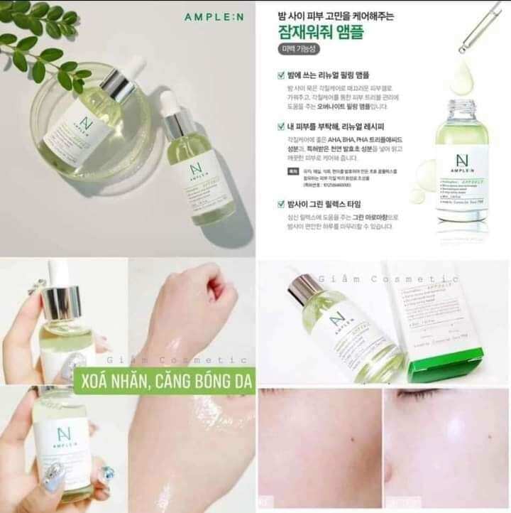 Tinh chất tẩy da chết AMPLE:N  Peeling Shot Ampoule 30ml