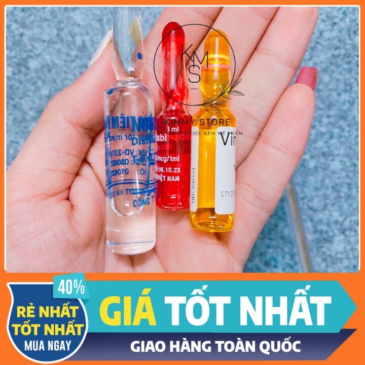 Lẻ 1 ống 3g kích trắng đỏ và vàng