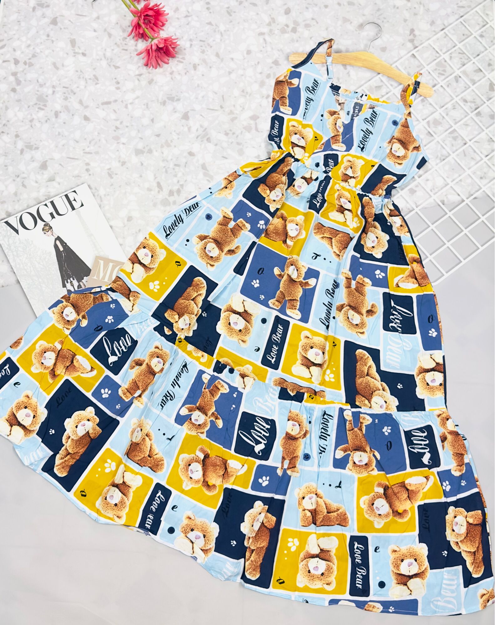 Đầm chéo ngực đuôi cá freesize