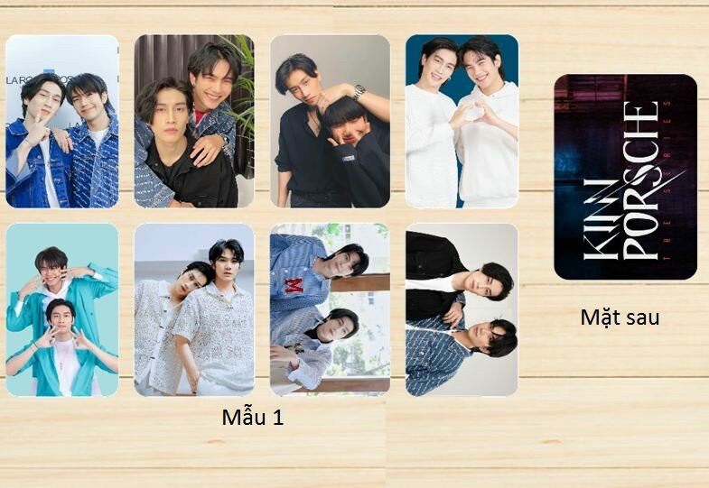 Set 8 tấm ảnh bo góc Bibilebuild idol CP BoyLove Thái Lan
