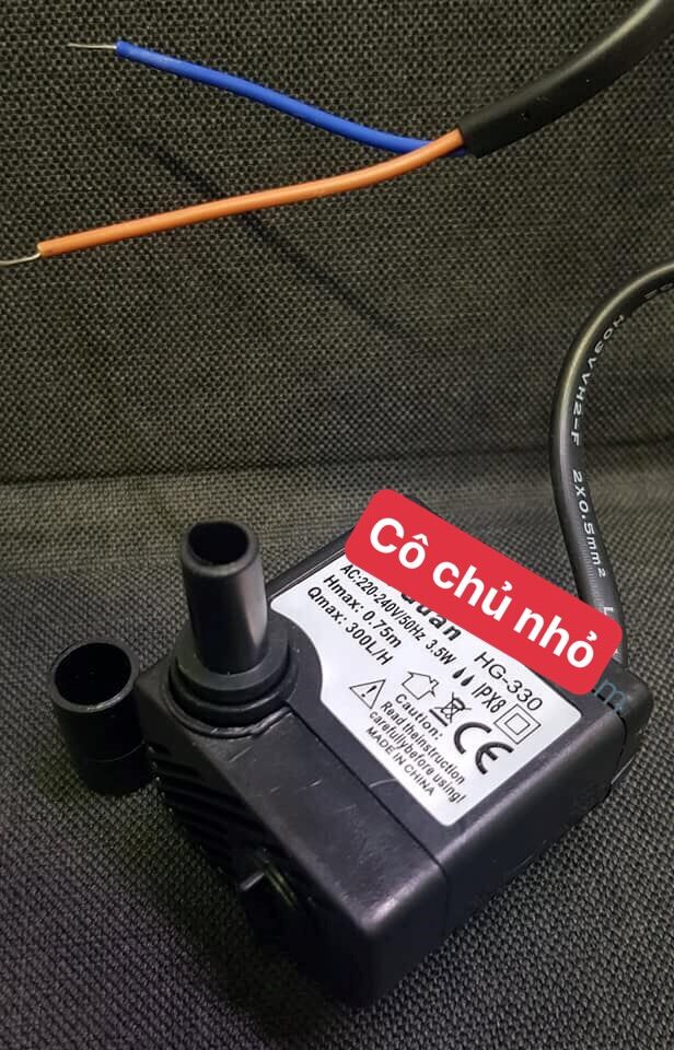 Bơm HG-330 3.5W Dành Cho Quạt Hơi Nước