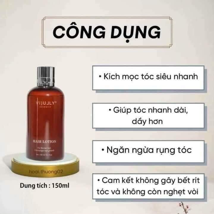 Xịt Mọc Tóc Vijully Kích Thích Tóc Mọc ,Ngăn Rụng Tóc ,150ml