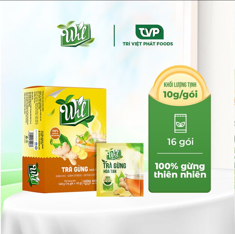 Trà gừng hòa tan wil hộp 160g
