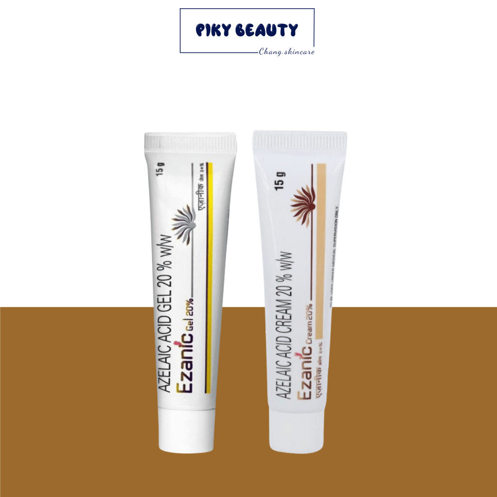 Gel Ezanic 20% Azelaic Acid Giảm thâm đỏ thâm nâu ngăn ngừa mụn