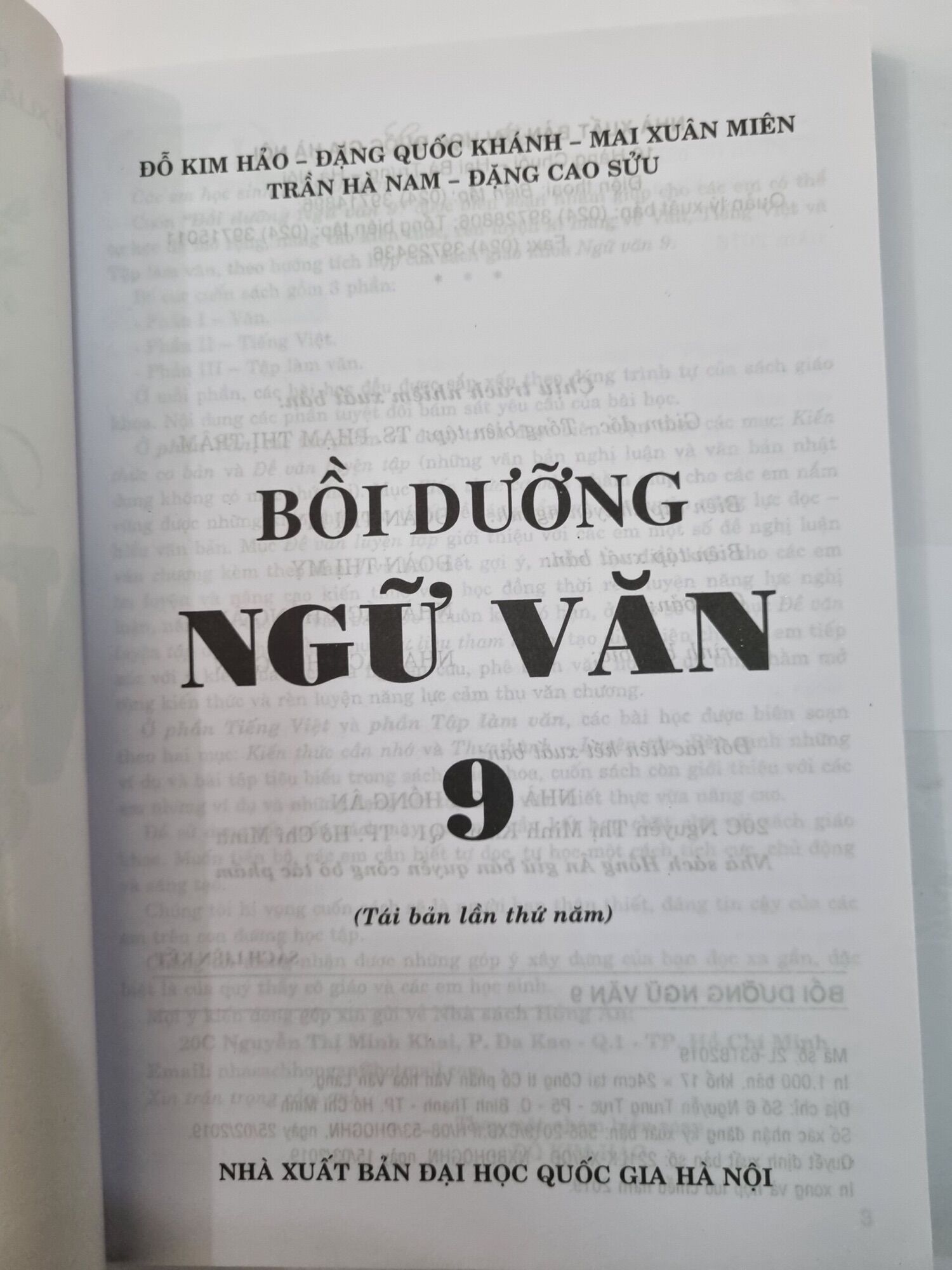 Sách – Bồi dưỡng ngữ văn 9 – Đỗ Kim Hảo