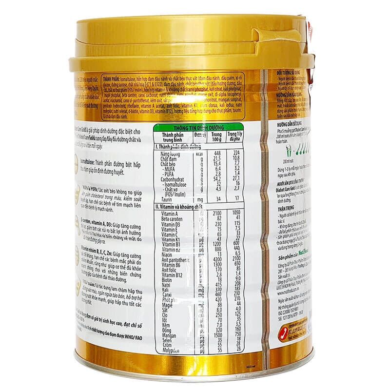 [HCM]Sữa bột Diabetcare gold lon 900g
