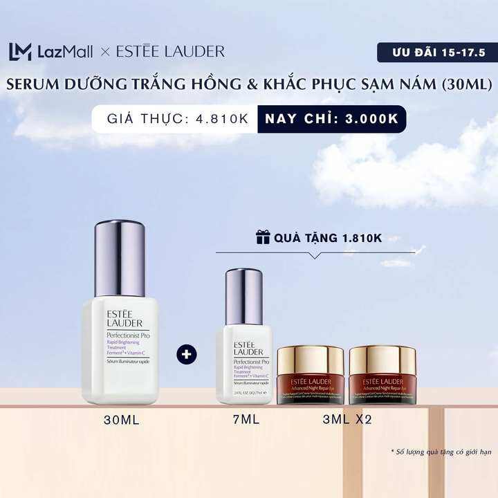 Serum/Tinh chất Estee Lauder Perfectionist Pro Rapid Brightening Treatment with Ferment³ + Vitamin C 30ml