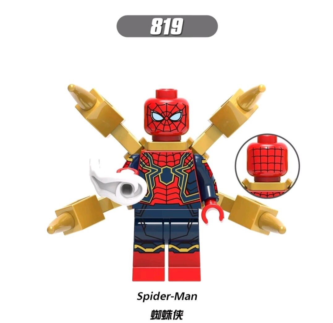 New Spider-Man Minifigure Iron Spider Infinity War Endgame