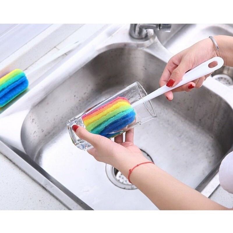 Cọ rửa bình sữa/ ly cốc nhiều màu