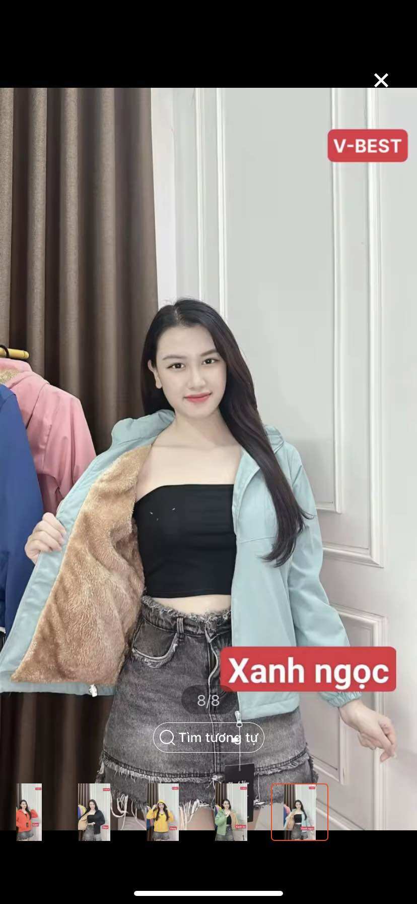 Áo gió nữ lót lông chống thấm nước cao cấp