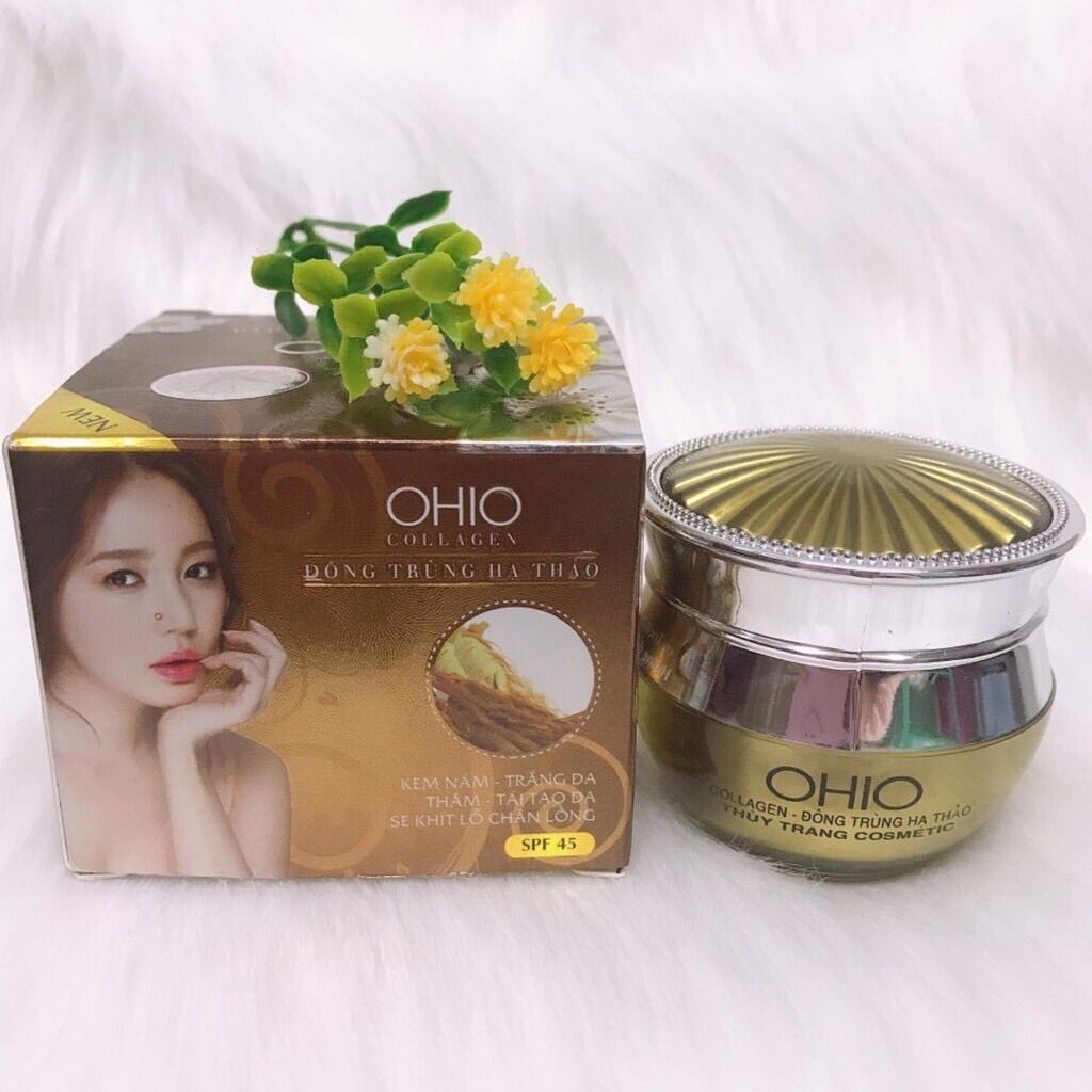 Kem Nám - Trắng Da - Thâm - Tái Tạo Da Ohio Collagen 20G