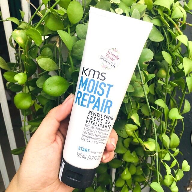 Kem dưỡng tóc phục hồi dưỡng ẩm kms moistrepair revival creme 125ml